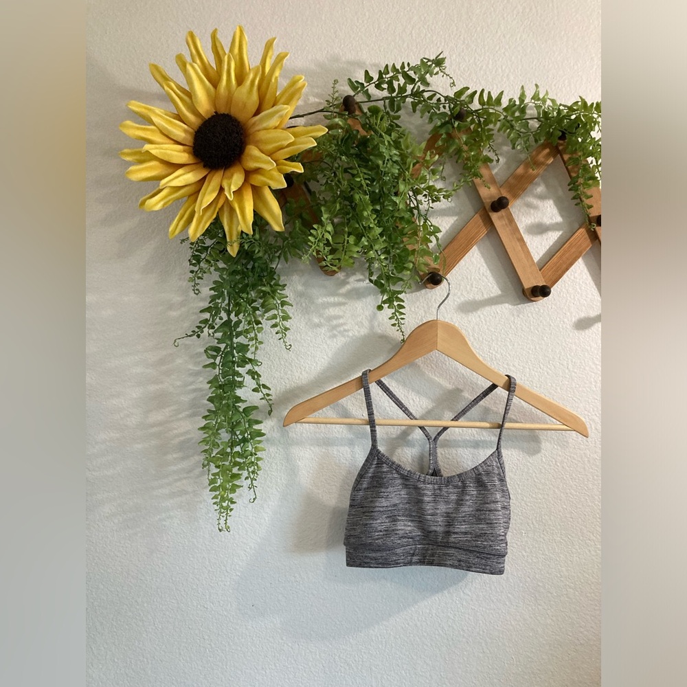 lululemon athletica Gray Strappy Sports Bra